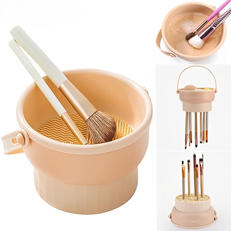 3-in-1 Makeup Brush Cleaner & Drying Stand