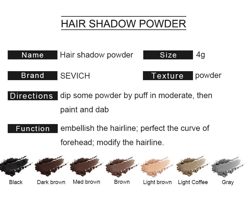 Hairline Powder | Cover Gray Hair & Thin Spots