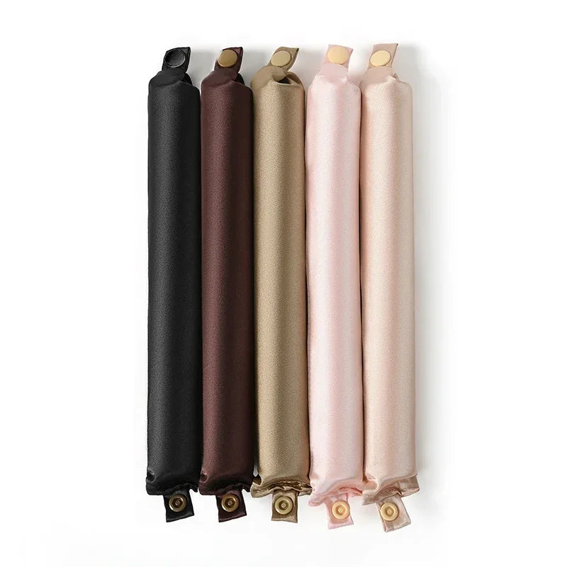Heatless Hair Curling Set – Soft Satin Overnight Curls