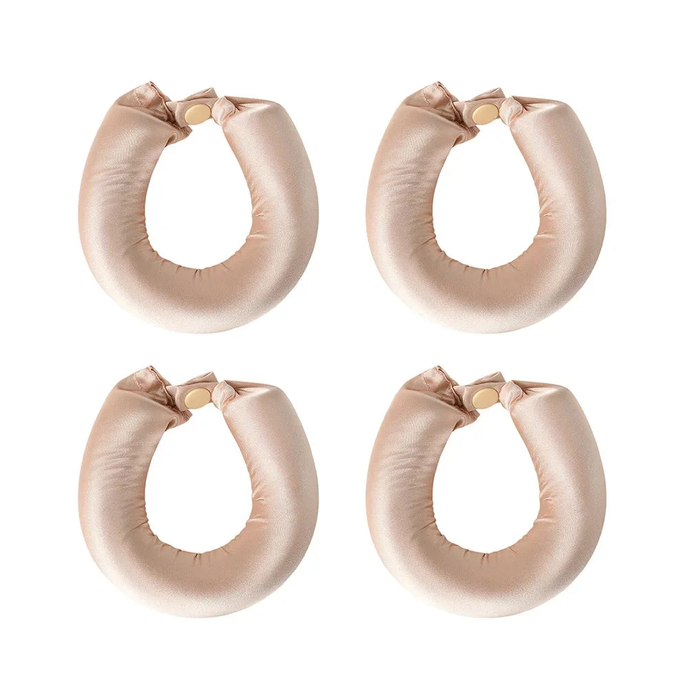 Heatless Hair Curling Set – Soft Satin Overnight Curls