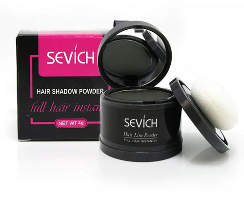 SEVICH hairline powder with applicator for thinning hair and gray root coverage