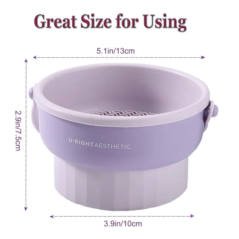 3-in-1 Makeup Brush Cleaner & Drying Stand