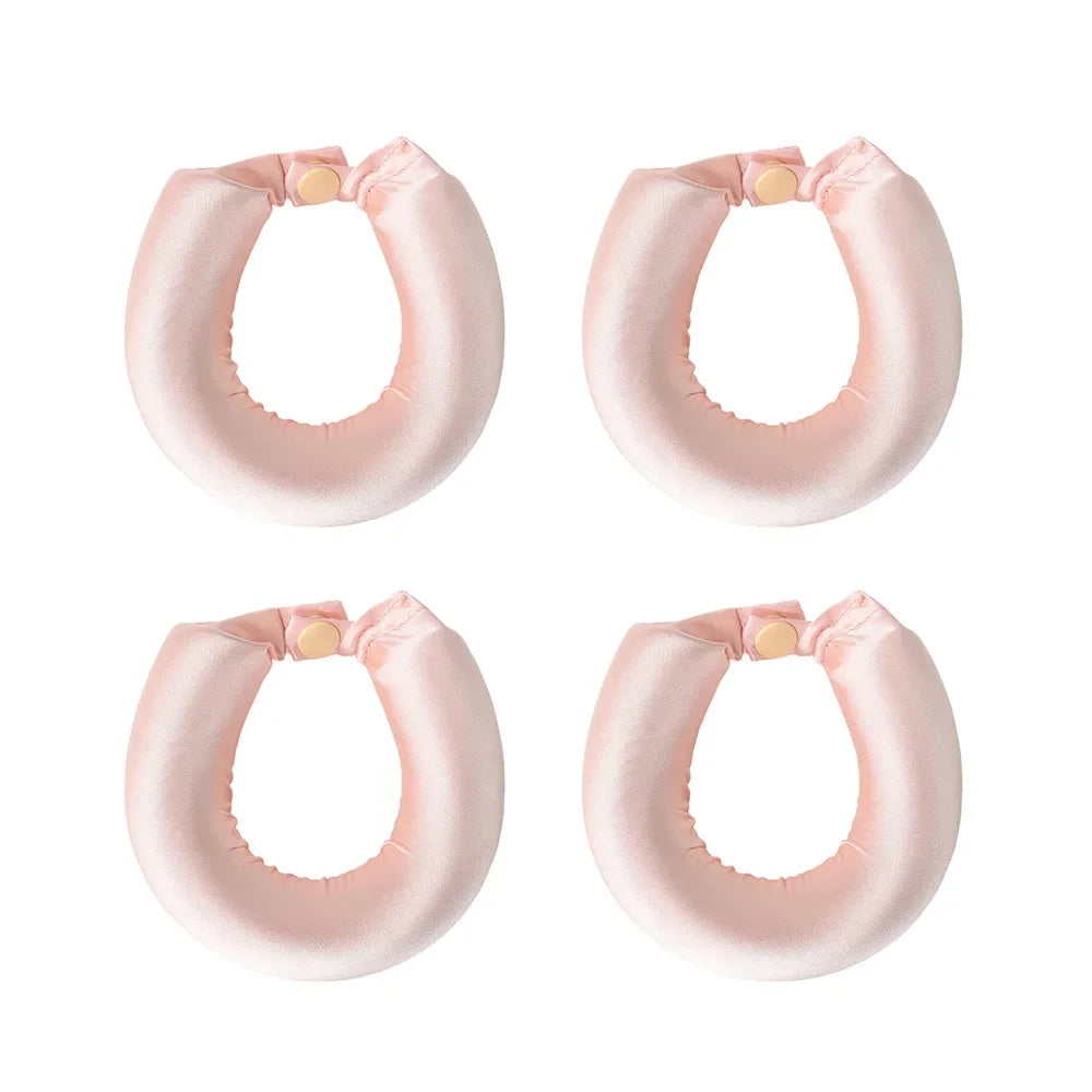 Heatless Hair Curling Set – Soft Satin Overnight Curls