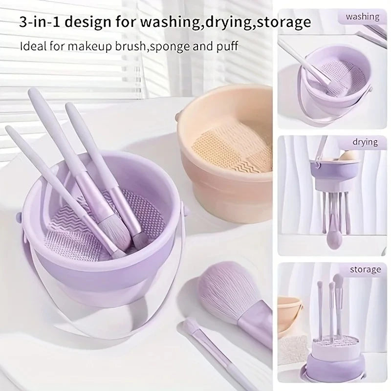 3-in-1 Makeup Brush Cleaner & Drying Bowl